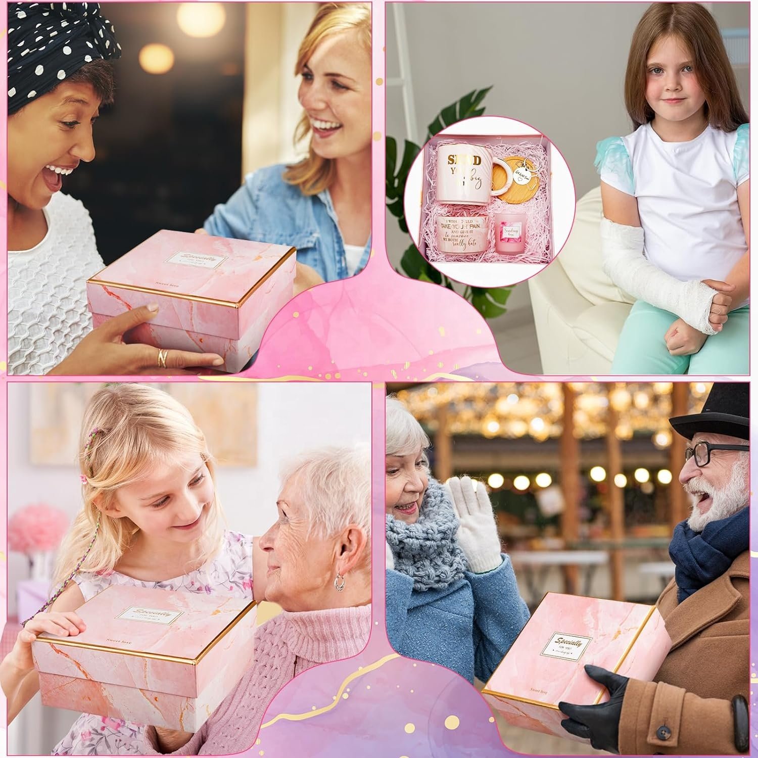 OEM After Surgery Gifts Feel Better Gifts for Women Sympathy Gifts for Sick Friends Thinking of You Package