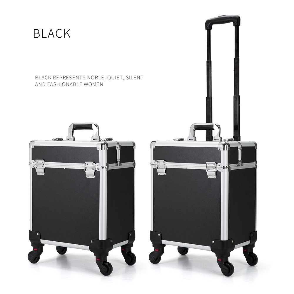 Profession Cosmetic Case Luggage Suitcase For Makeup Trolley Box Nails Beauty Woman Luggage Travel Rolling