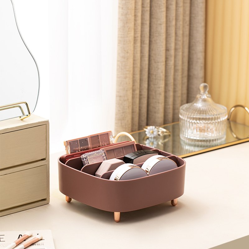 Manufacturer Custom makeup organizer for cosmetic case brushes lipstick eyeshadow dresser makeup storage organizer box