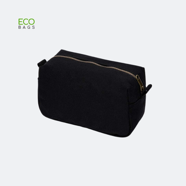 Vietnam Factory Canvas Women Cosmetic Makeup Bags Reusable For Wholesale Ready to Produce MOQ 500 PCS With Customized Printing