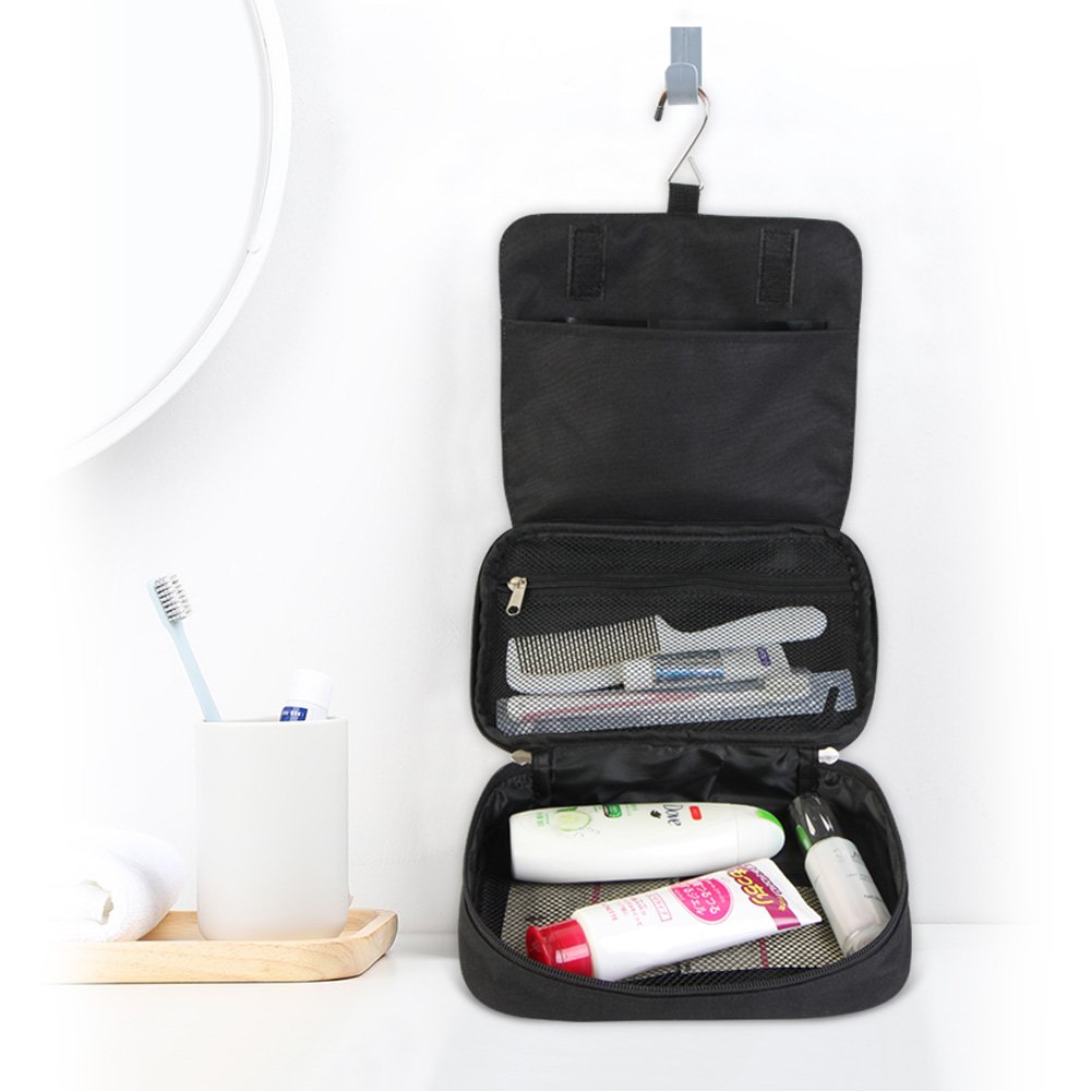Womens Cosmetic Smart Toiletry Bag Travel Organizer Makeup Bag