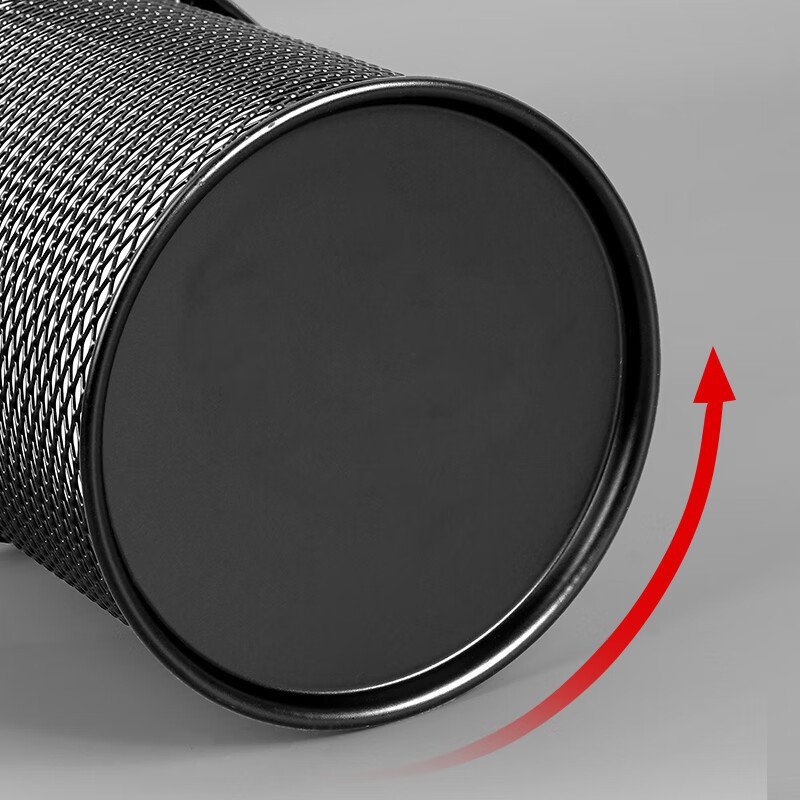 Mesh Pencil Holder Metal Pen Cup round Holder for Desk Organizer Black Desktop Stationery Organizer for Office School Home