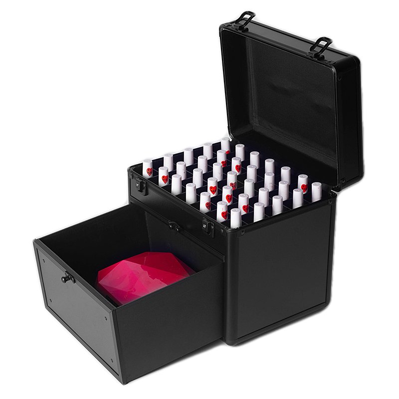 Soft Nail Polish Organizer Carrying Case Cosmetics Display Case