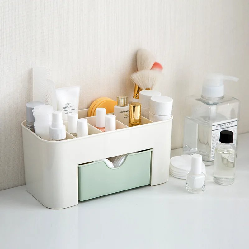 Makeup Storage Organizer Desktop Make Up Storage Drawer Box for Vanity Desk Organizers