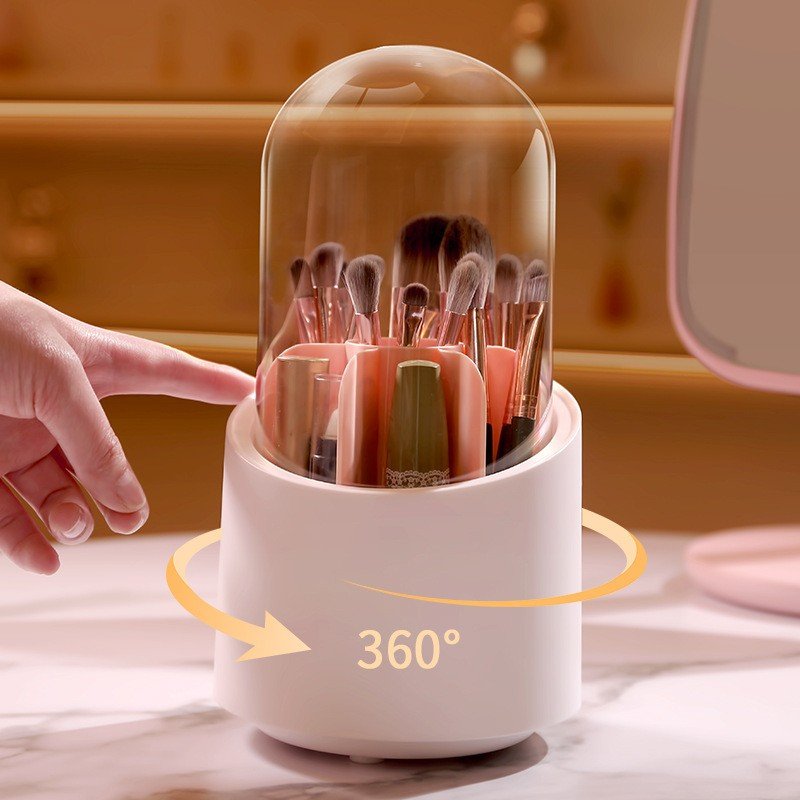 Hot Sale Transparent Plastic 360 Degree Turntable Rotating Organizer Multifunction Makeup Storage at Cheap Price Box Picking