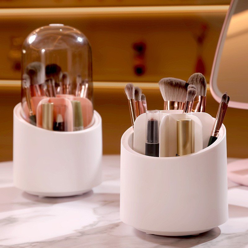 Hot Sale Transparent Plastic 360 Degree Turntable Rotating Organizer Multifunction Makeup Storage at Cheap Price Box Picking