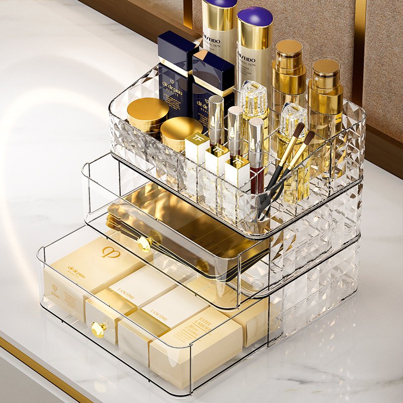 High Quality Bathroom desktop organizing box Makeup storage box for Home