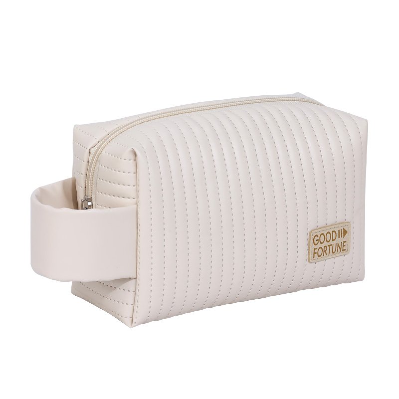 New Fashion PU Handheld Advanced Makeup Bag Cake Cosmetics Storage Bag Travel Cosmetics Storage and Organizing Bag