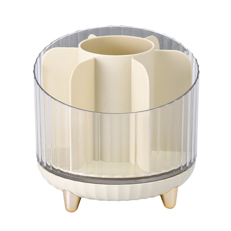 Desktop makeup Brushes Storage Bucket 360 Degree Rotating Lipstick Cosmetic Storage Holder organizer