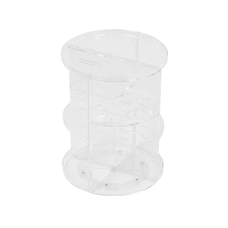 360 Rotating Makeup Organizer Adjustable Carousel Large Capacity Revolving Perfume Organizer Skincare Organizers Cosmetic