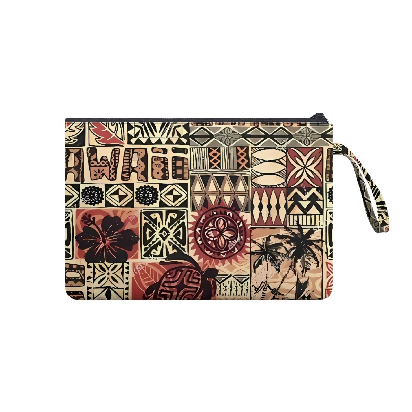Custom Pouches with Zipper Oxford Dual Compartment Small Handbag, Waterproof Utility Bag Zipper Pouch for Organizers and Storage