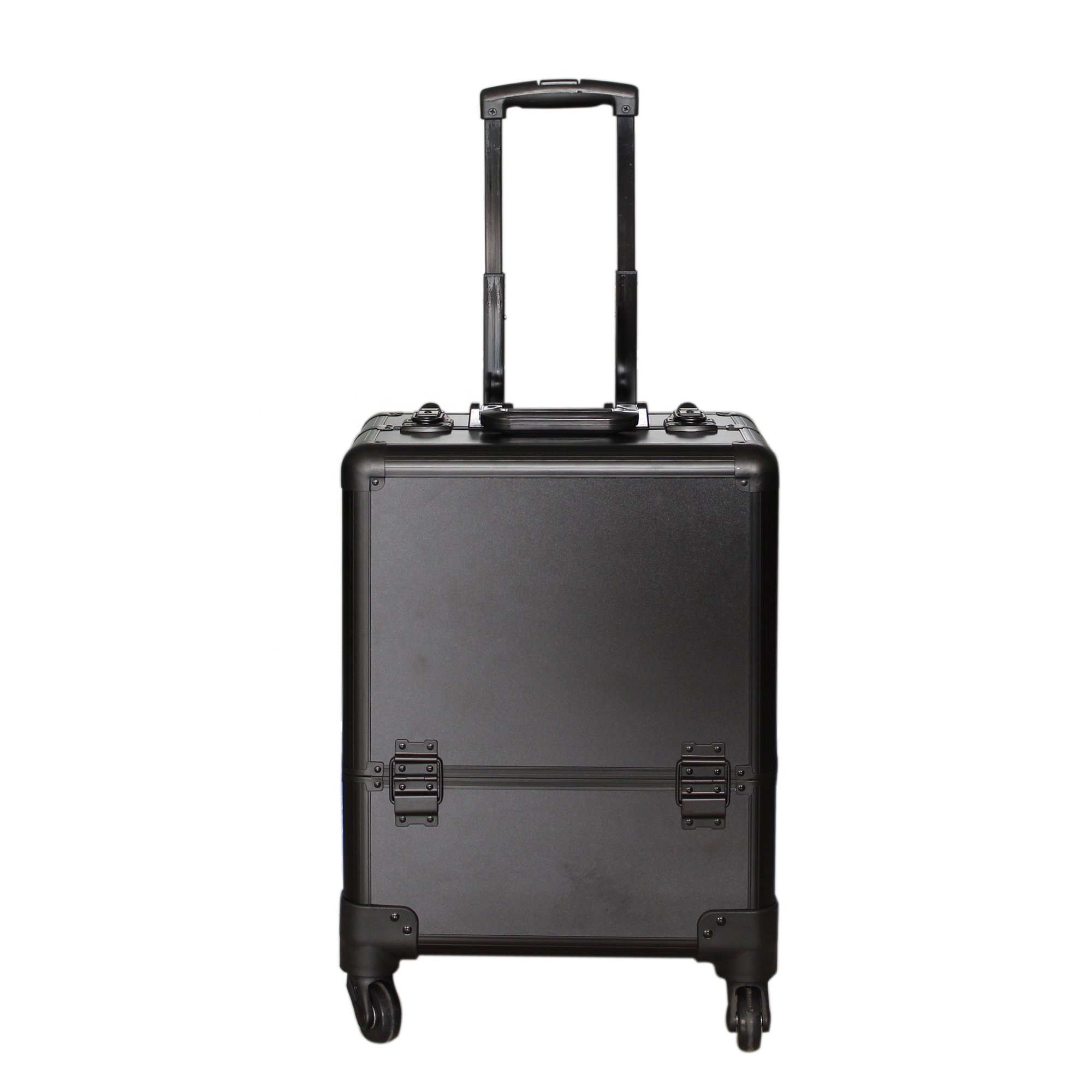 Makeup Beauty Nail Salon Hairdresser Trolley Case Rolling Makeup Train Case Large Cosmetic Trolley Organized Barber Case