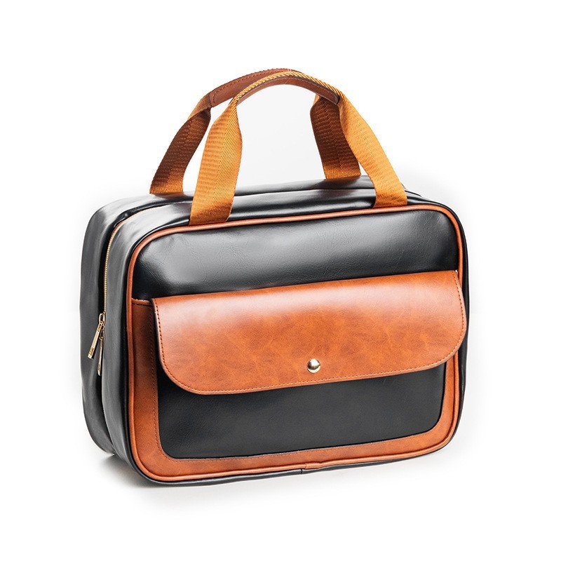 Luxury Leather Hanging Makeup Cosmetic Bag Premium Quality Factory Price