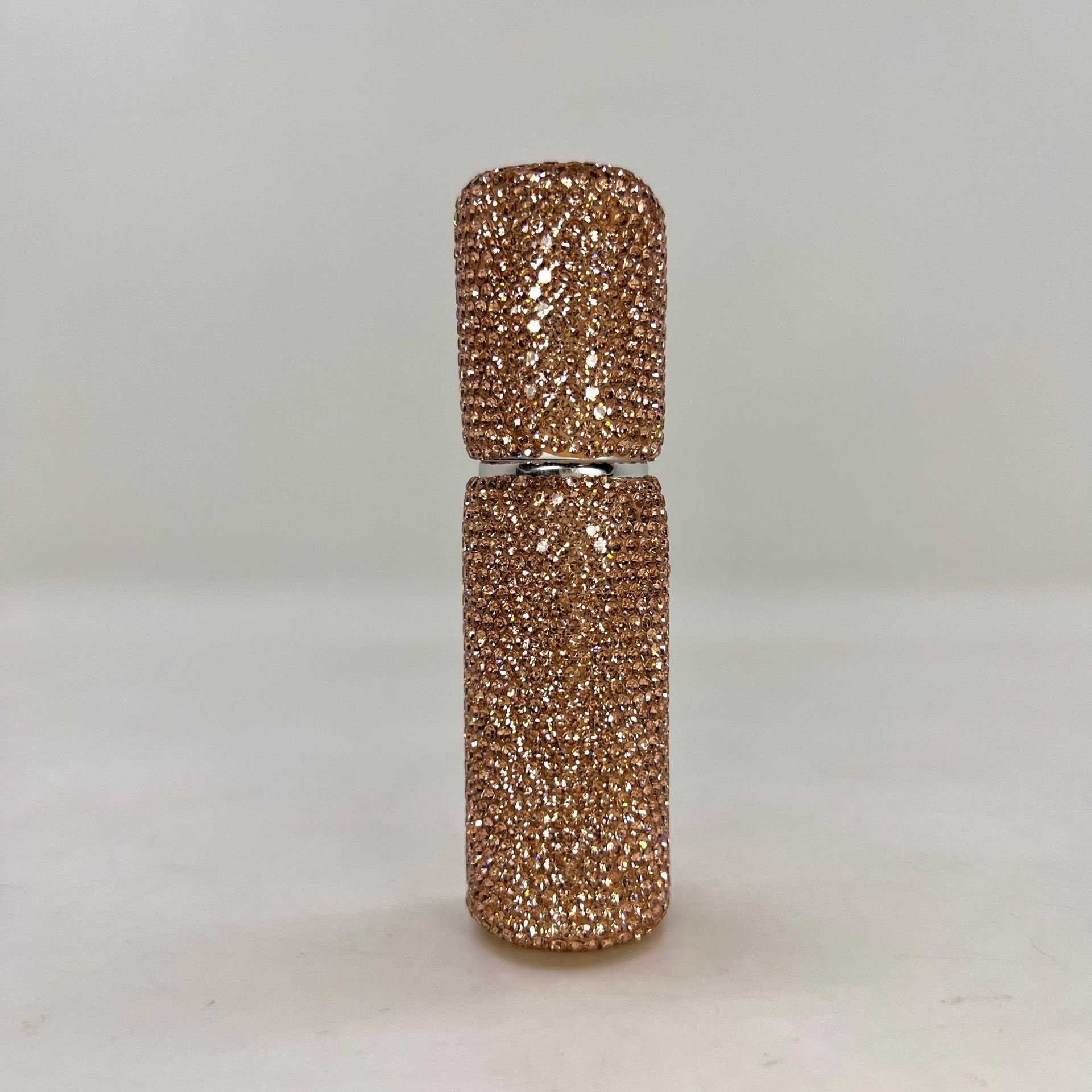 Perfume bottle vacuum press sample bottle 10ml makeup travel mini spray bottle wholesale set with crystal diamonds