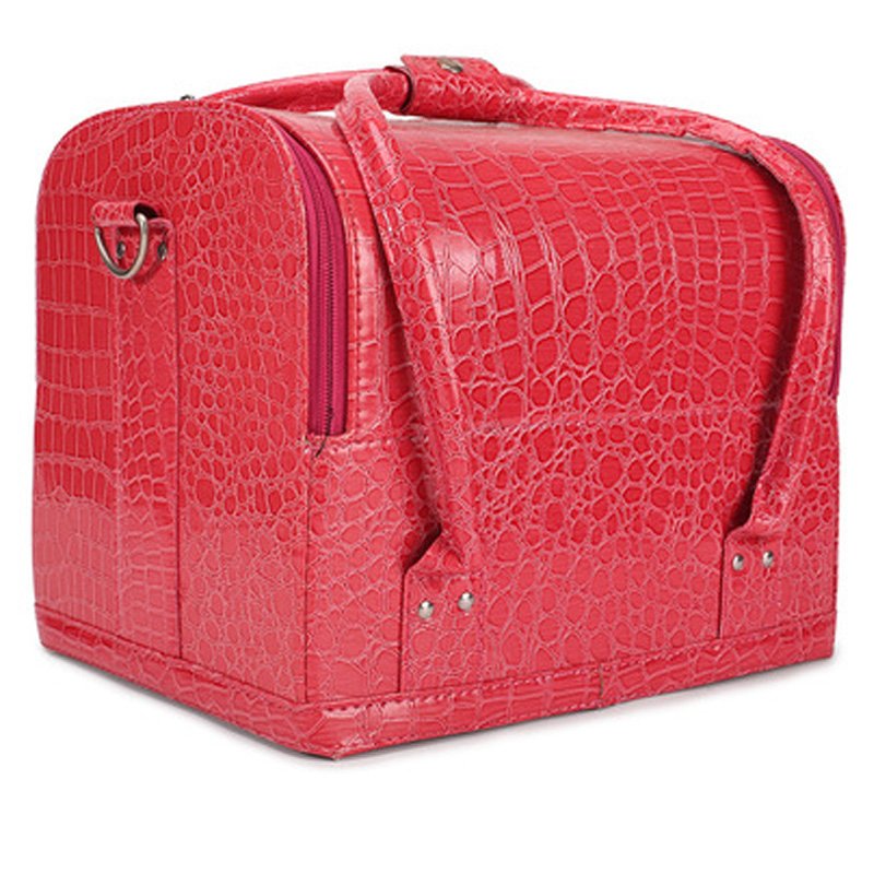 avon mary kay Portable Vanity Cosmetic Makeup PU Case Nail Polish Storage Bag