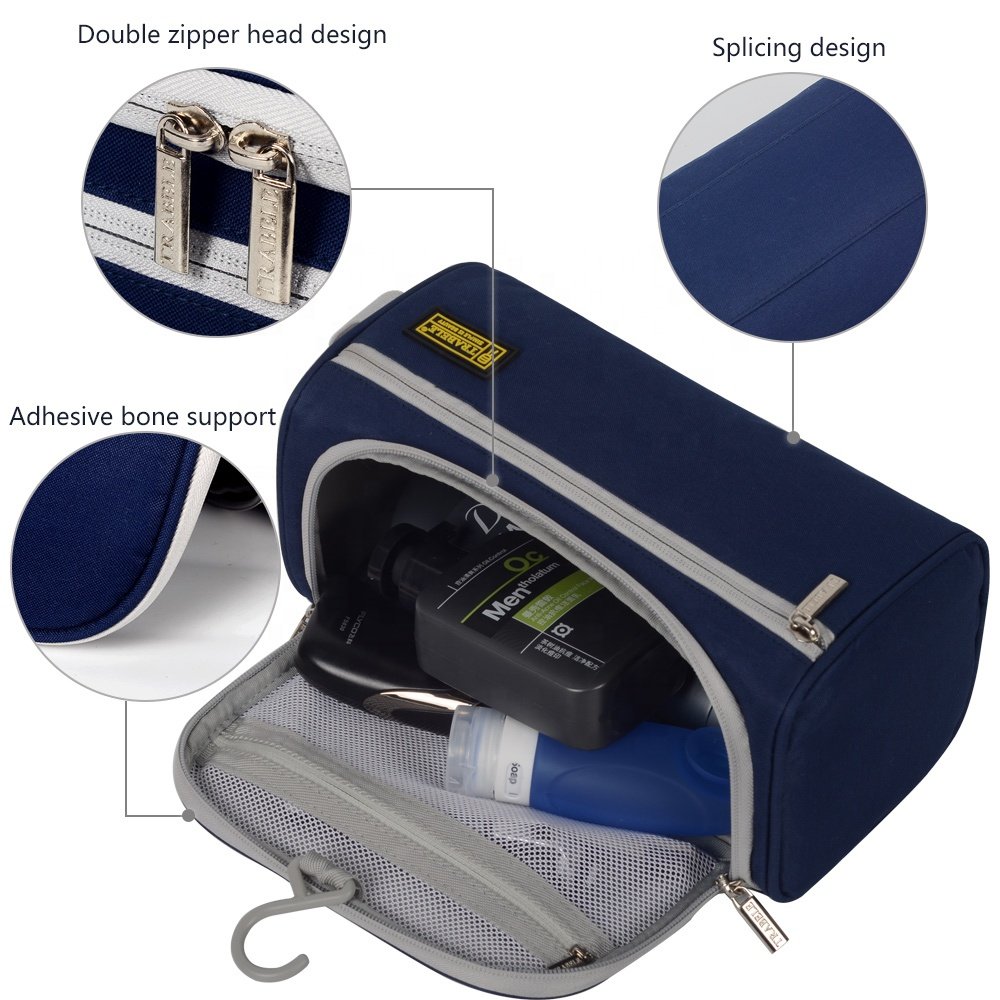 Toiletry bag for travel with Handle makeup bag Waterproof cosmetic bag pouch custom logo organizers travel accessories