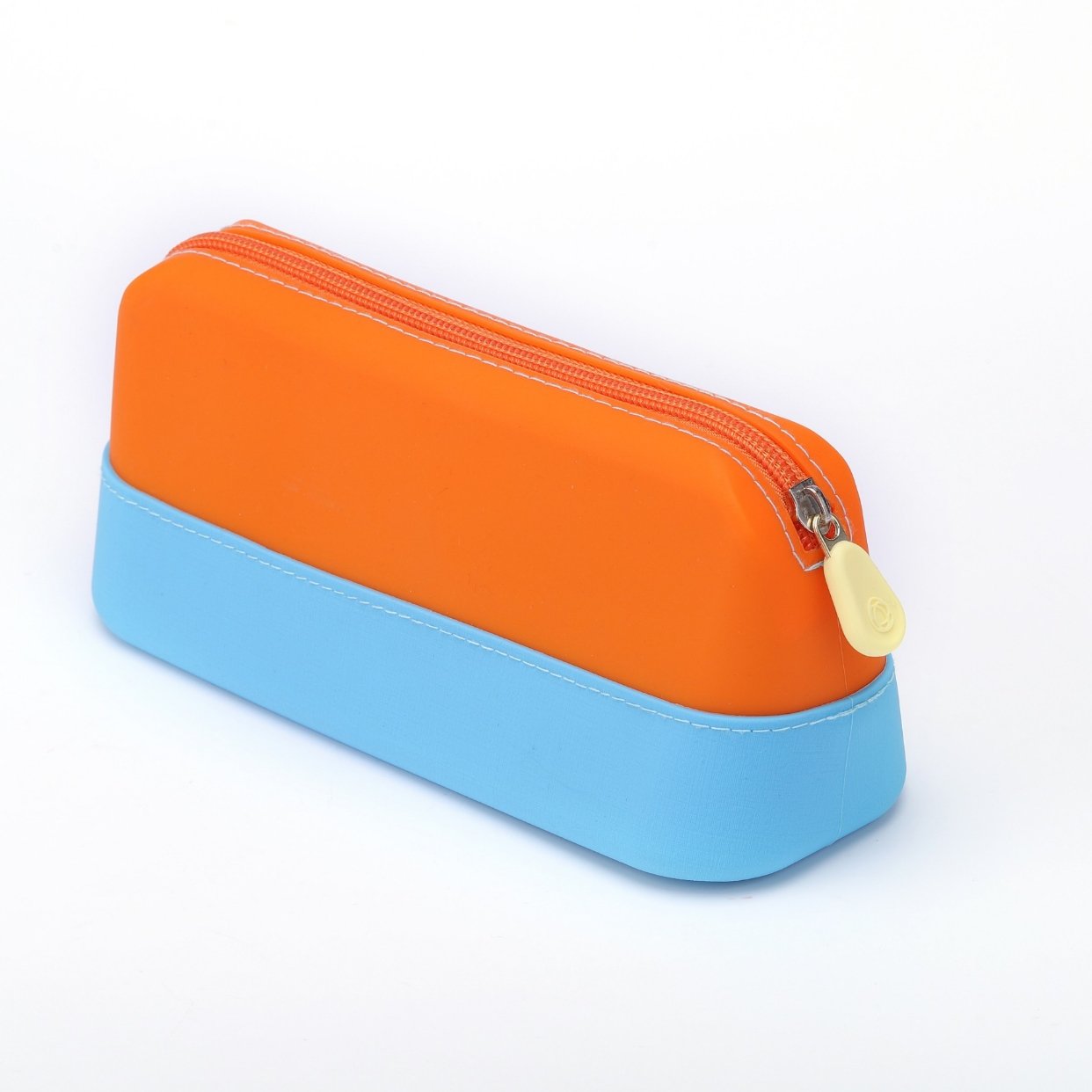 Recycled Custom Makeup Brush Pouch Silicone Purses with Zipper Travel Organizer Cosmetic Bags & Cases for Girls