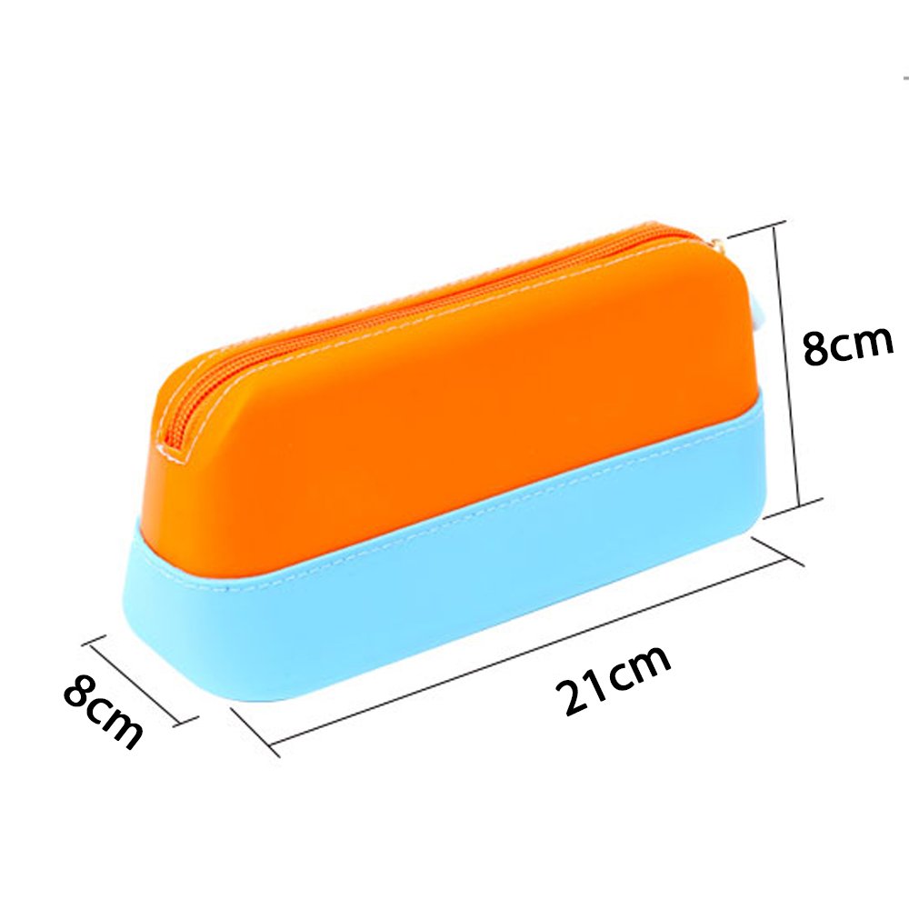 Recycled Custom Makeup Brush Pouch Silicone Purses with Zipper Travel Organizer Cosmetic Bags & Cases for Girls
