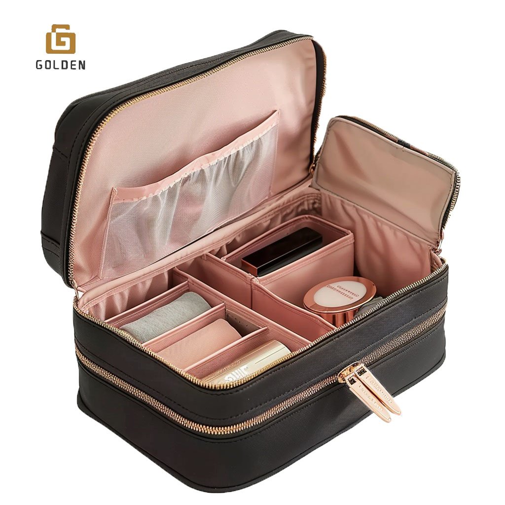 Wholesale Customized Natural Canvas Makeup Bag Cotton Cosmetic Bag Eco-Friendly White Cotton Canvas Cosmetic Bag