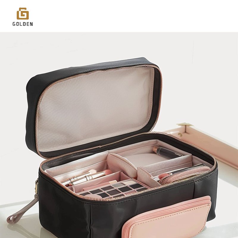 Wholesale Customized Natural Canvas Makeup Bag Cotton Cosmetic Bag Eco-Friendly White Cotton Canvas Cosmetic Bag