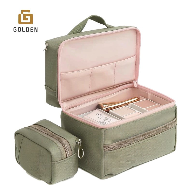 Wholesale Customized Natural Canvas Makeup Bag Cotton Cosmetic Bag Eco-Friendly White Cotton Canvas Cosmetic Bag