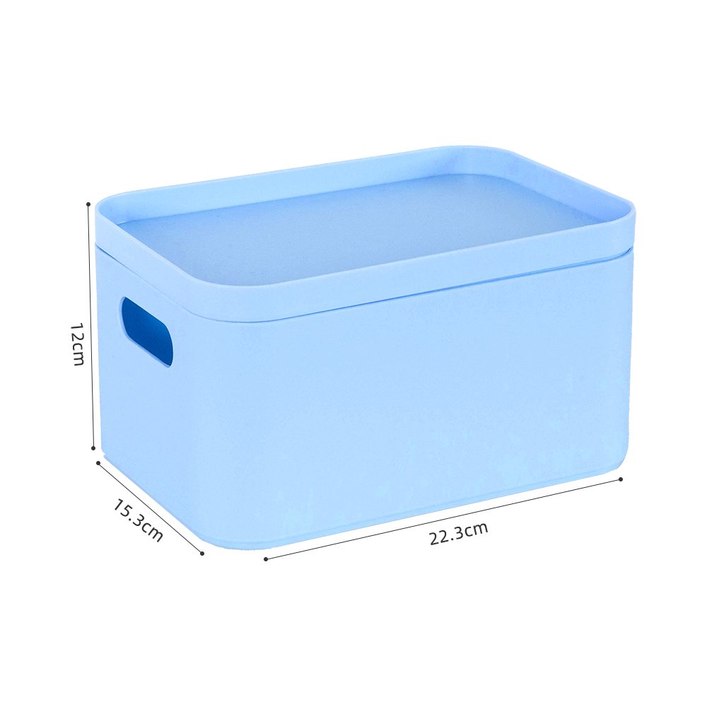 wholesale custom makeup storage box Stackable Plastic Cosmetic Desktop Organizer with lid