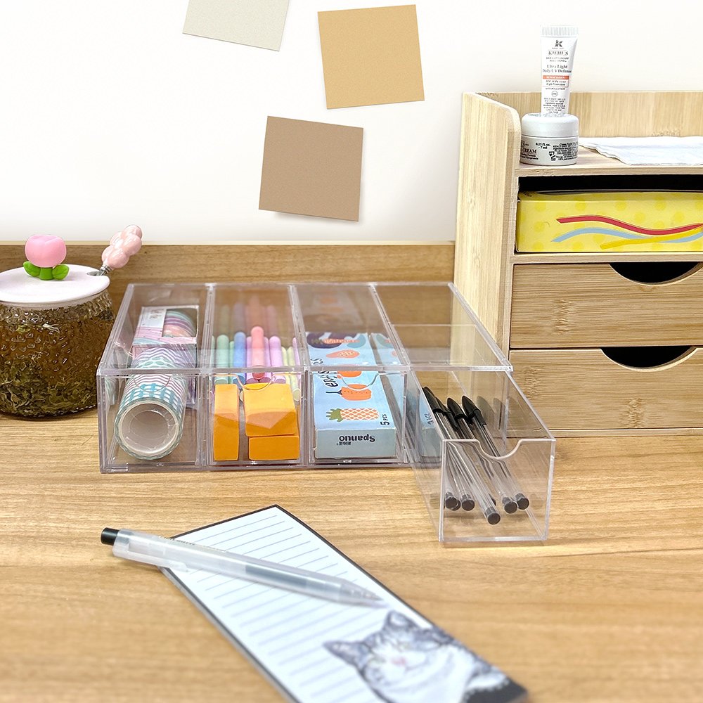 4 Layers Transparent Wholesale Acrylic Nespresso Clear Storage Make Up Organizer For Living Room
