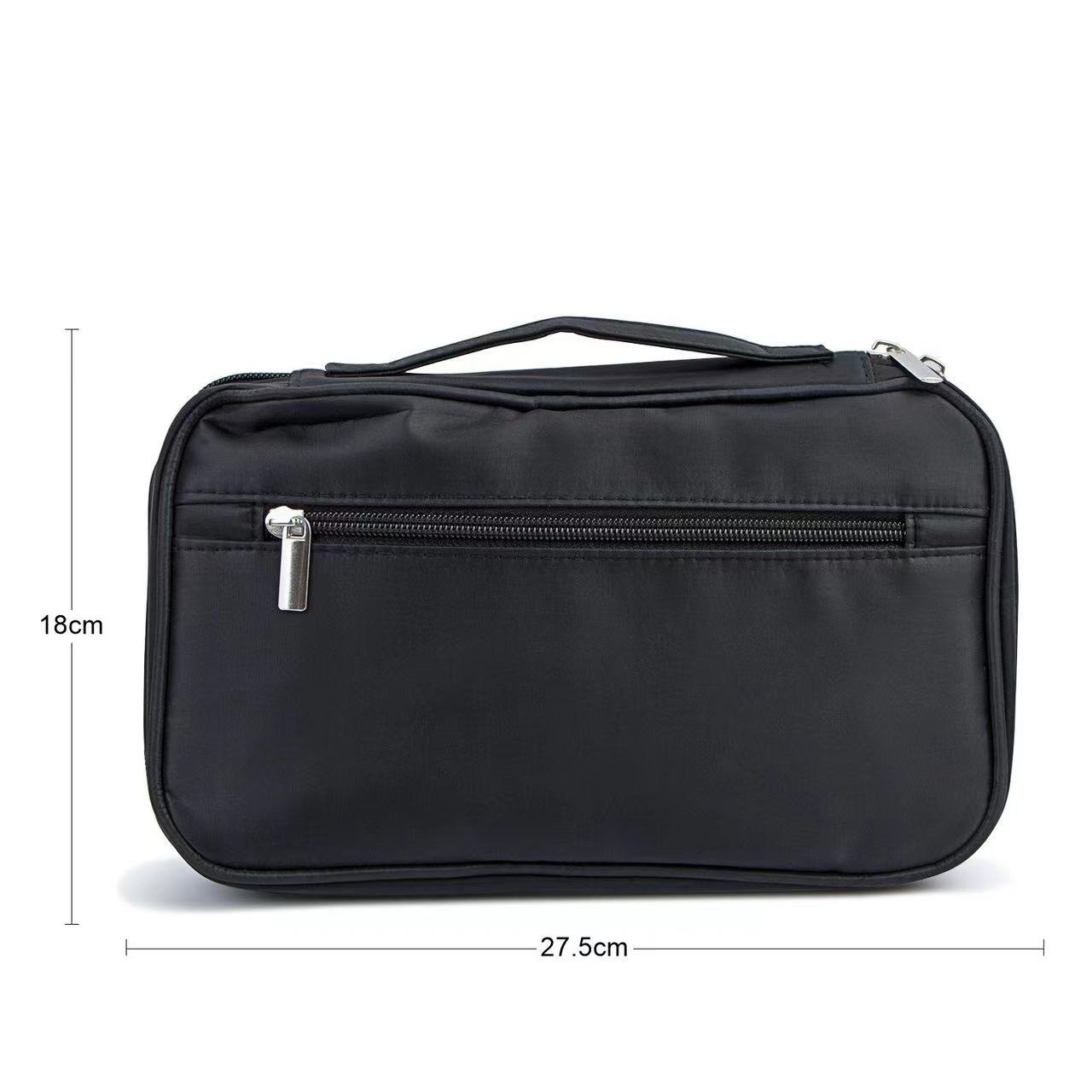 JH Hot Selling New PU Leather makeup Artist Bag Professional Portable makeup Brush Zipper Bag