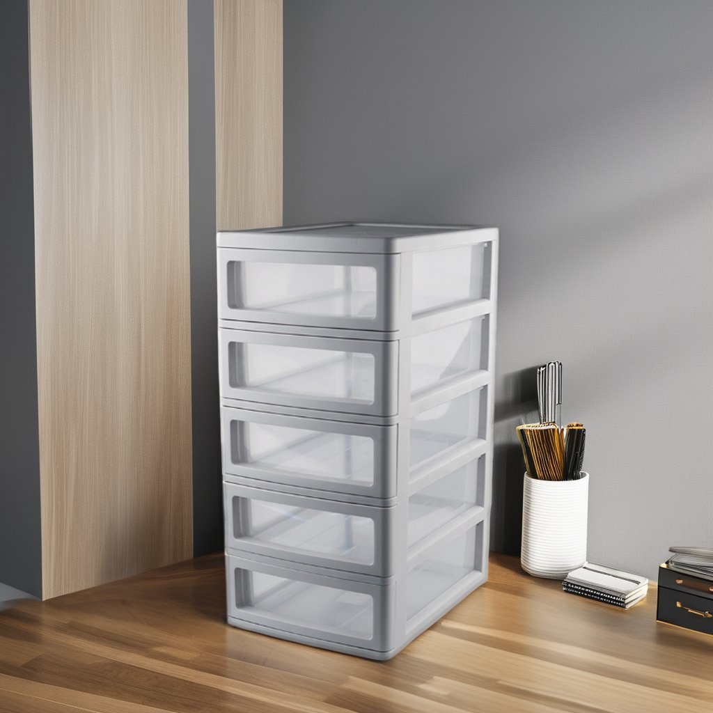 portable large capacity plastic desk office movable A4 file cabinet drawer stand makeup organizer box storage cart with wheels