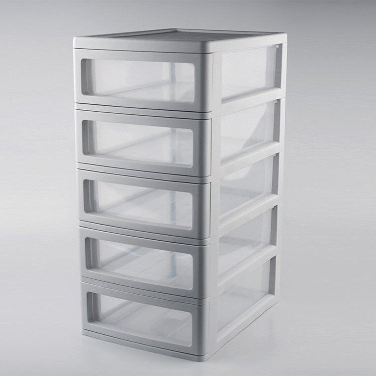 portable large capacity plastic desk office movable A4 file cabinet drawer stand makeup organizer box storage cart with wheels