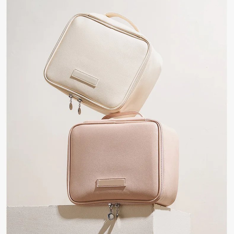 Makeup Bag for Women 2024 New Portable Large Capacity Makeup Bag Makeup Box Travel Cosmetic Brush Make up Storage Bag