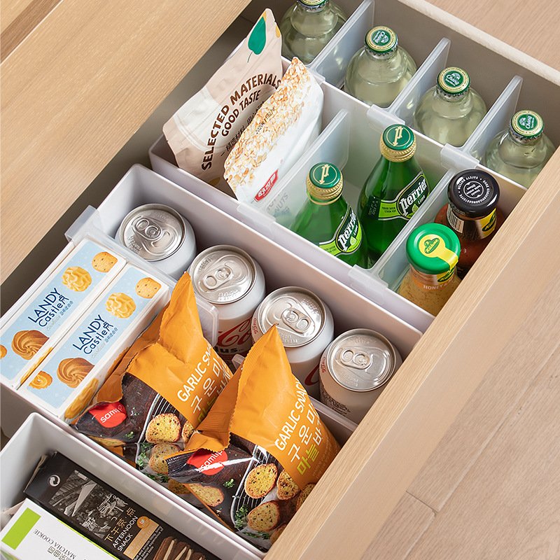 High Quality Classic Plastic Desktop Storage Box Modern Sink Organizer Stationery Makeup Durable Short Narrow for Food Use