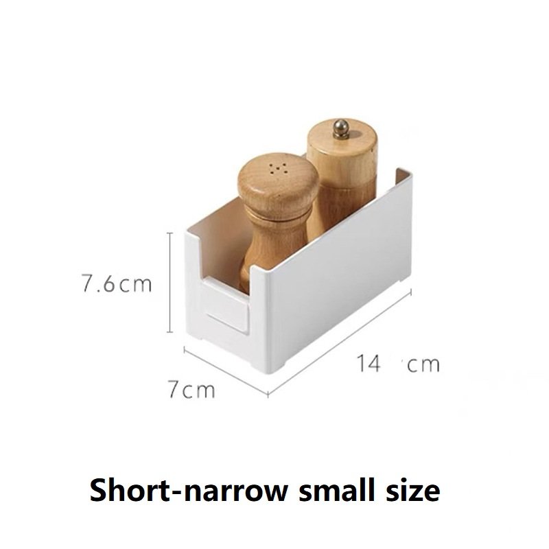 High Quality Classic Plastic Desktop Storage Box Modern Sink Organizer Stationery Makeup Durable Short Narrow for Food Use