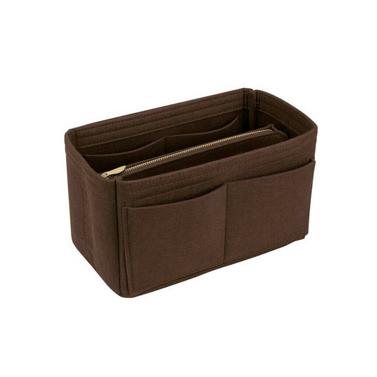 Women Organiser Felt Inner Pockets bag organizer insert handbag felt Bag in Bag