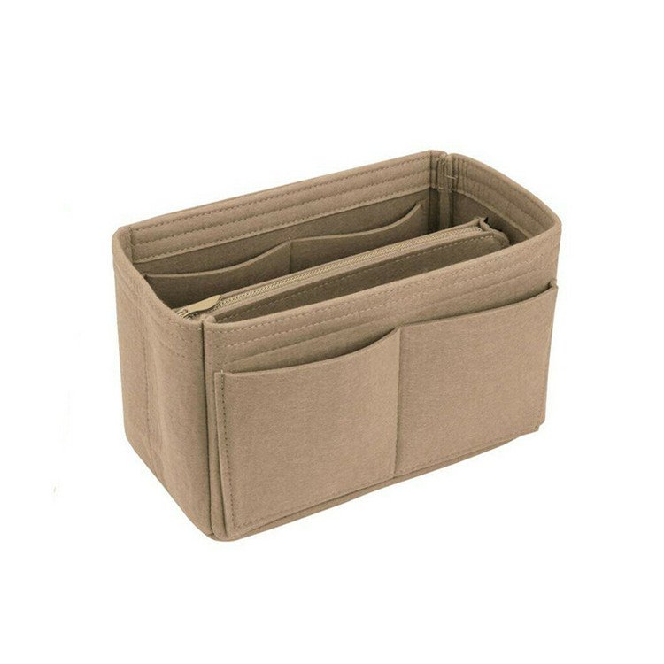 Women Organiser Felt Inner Pockets bag organizer insert handbag felt Bag in Bag