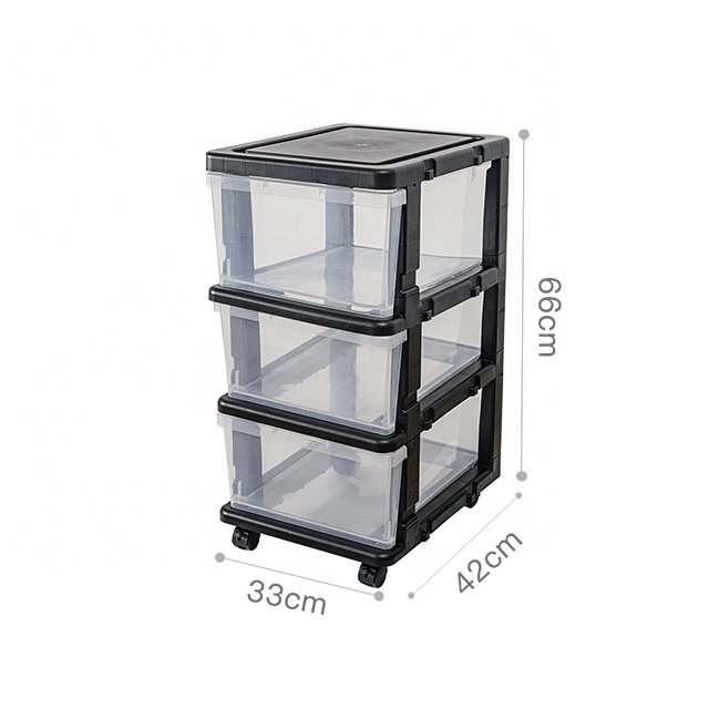3~5 layers plastic drawer organizers plastic storage cabinet plastic organizer drawer storage Household