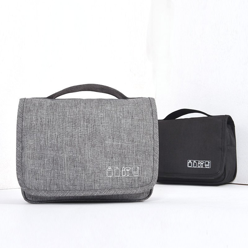 Foldable Cosmetic Storage Hanging Toiletries Bag Mesh Pocket Fashion Travel Makeup Bags Cationic Hook Toiletry Bag