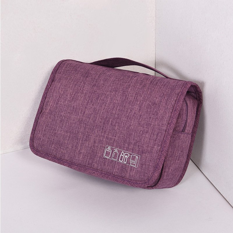 Foldable Cosmetic Storage Hanging Toiletries Bag Mesh Pocket Fashion Travel Makeup Bags Cationic Hook Toiletry Bag