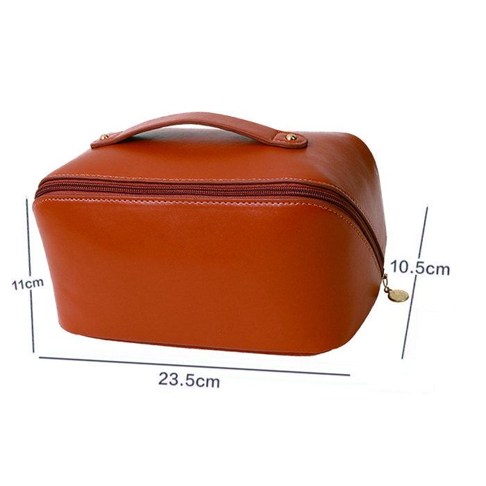 Convenient Large Capacity Fashion Style Lady Makeup Travel Bag PU Cosmetic Bag