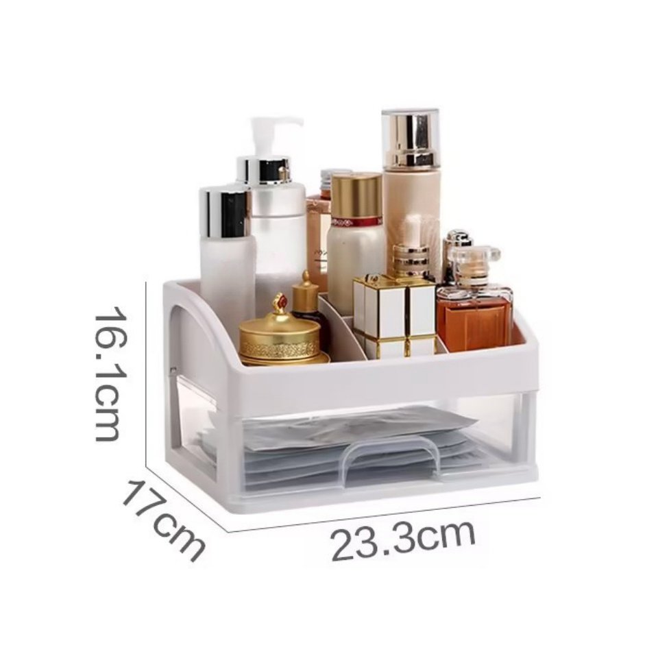 Makeup Organizer with drawer Makeup Organizer multi-function storage for Vanity Bathroom Countertop