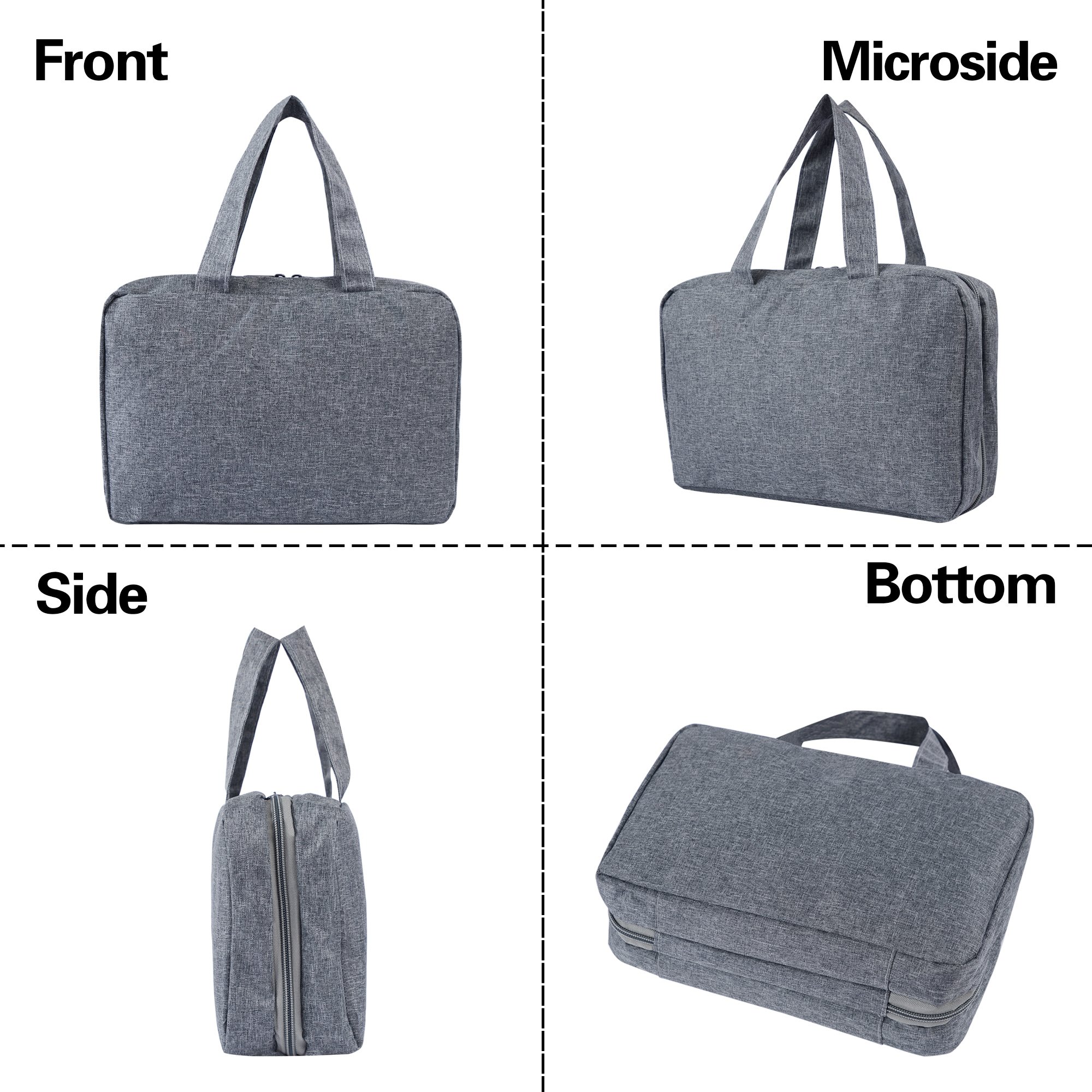 Hanging Travel Toiletry Bag for Women Men Foldable Traveling Makeup Bag Waterproof Travel Bathroom Cosmetic Bag