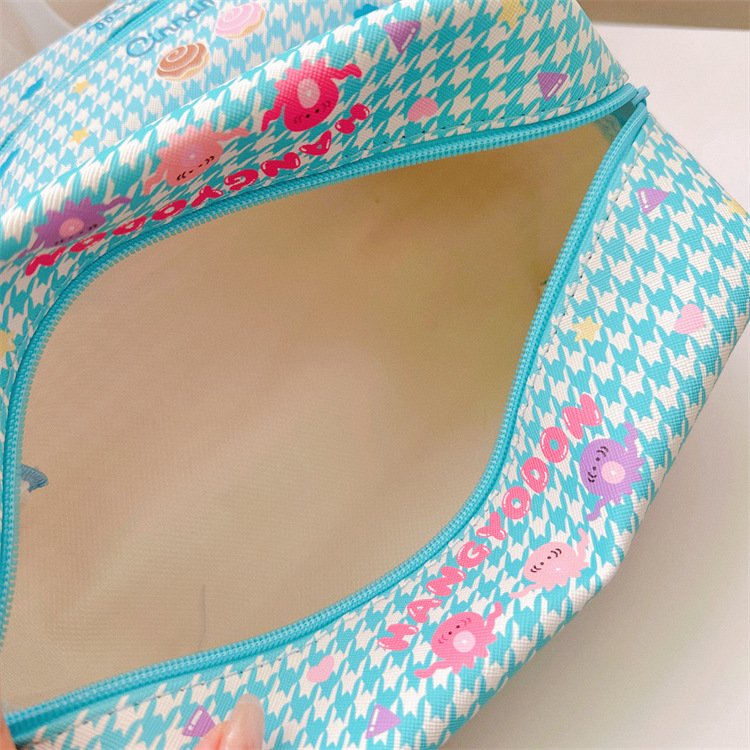 RuunJoy kawaii pencil bag Cosmetic Bag kulomi kt Pen Case Large-capacity Travel Portable Beauty Organizing Storage Stationery
