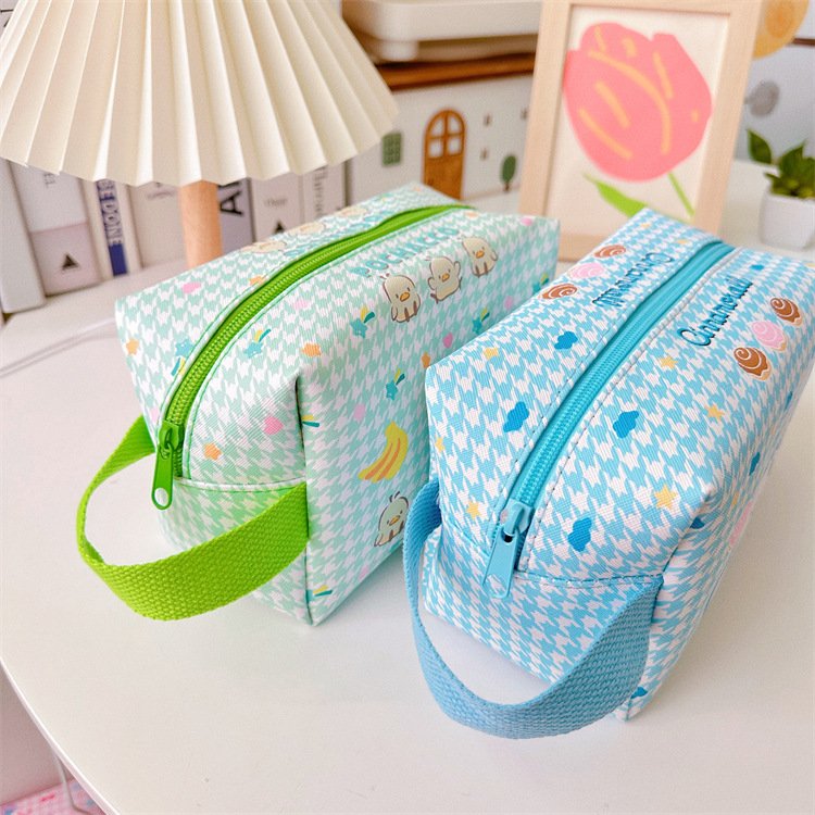 RuunJoy kawaii pencil bag Cosmetic Bag kulomi kt Pen Case Large-capacity Travel Portable Beauty Organizing Storage Stationery