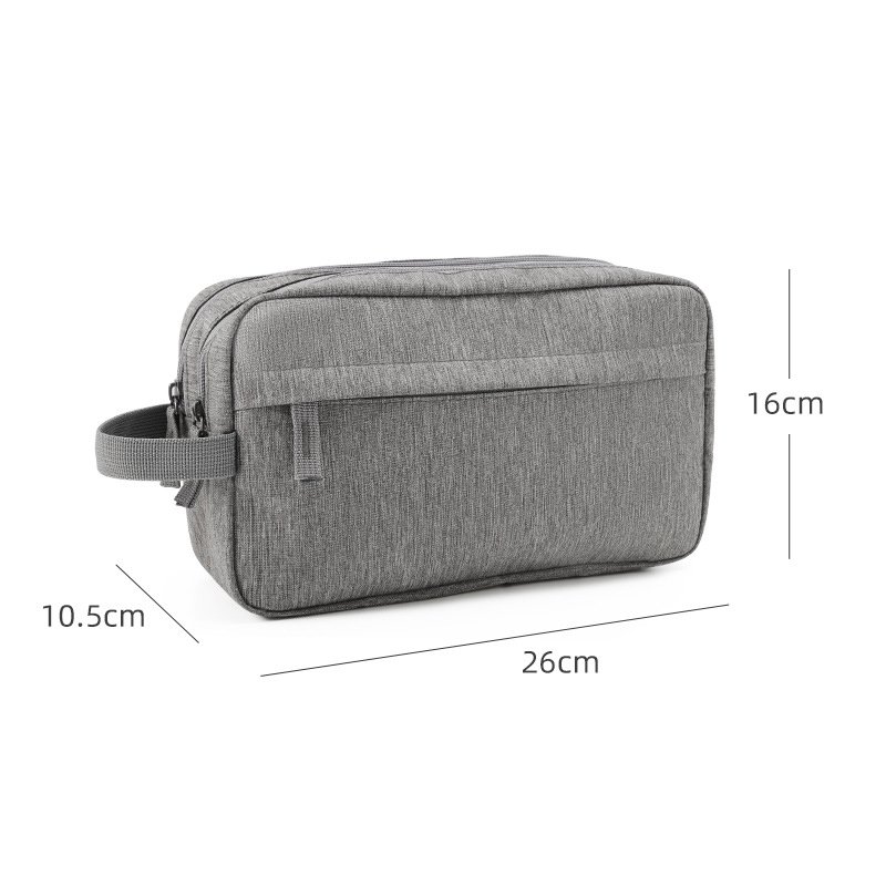 Waterproof PU Travel Custom Zipper Makeup Toiletry Bag For Man Large Capacity Travel Cosmetic Bag
