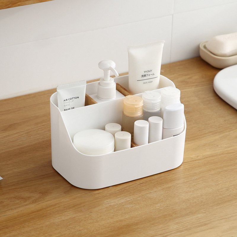 Multi Grids Makeup Organizers Storage Box, Cosmetic Jewelry Organizer, Plastic Desktop Container
