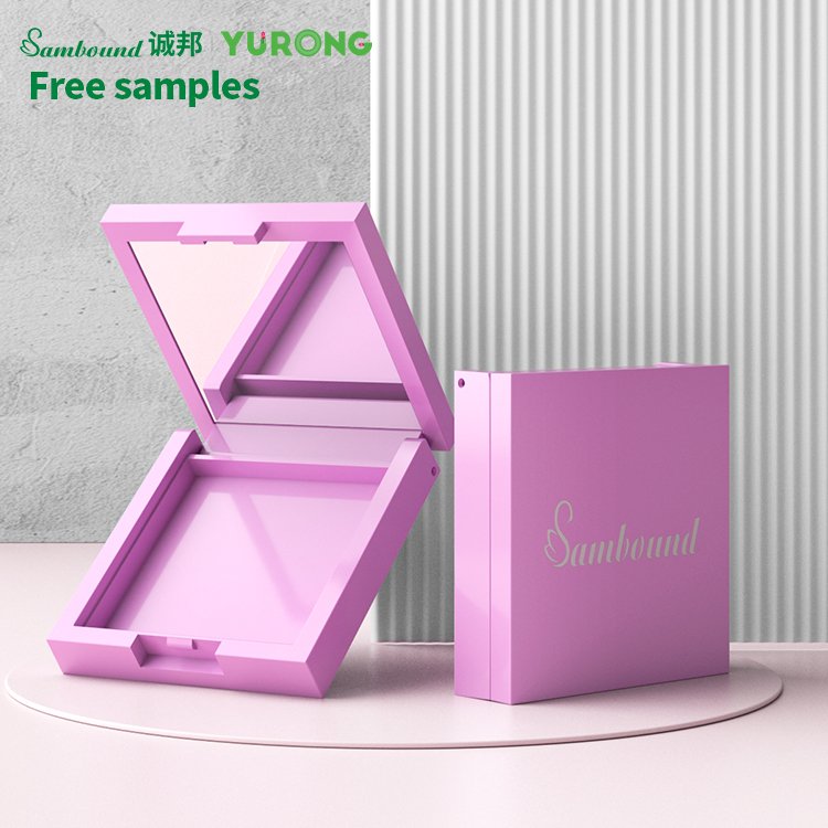 depotting brush vintage transparent square plastic kids organizing eco friendly empty palette makeup containers and packaging