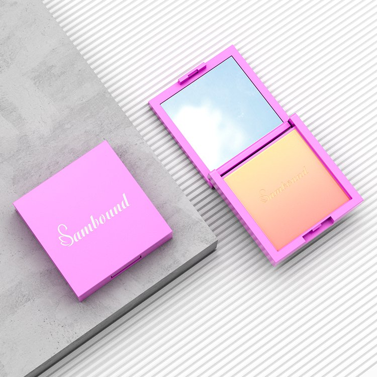 depotting brush vintage transparent square plastic kids organizing eco friendly empty palette makeup containers and packaging