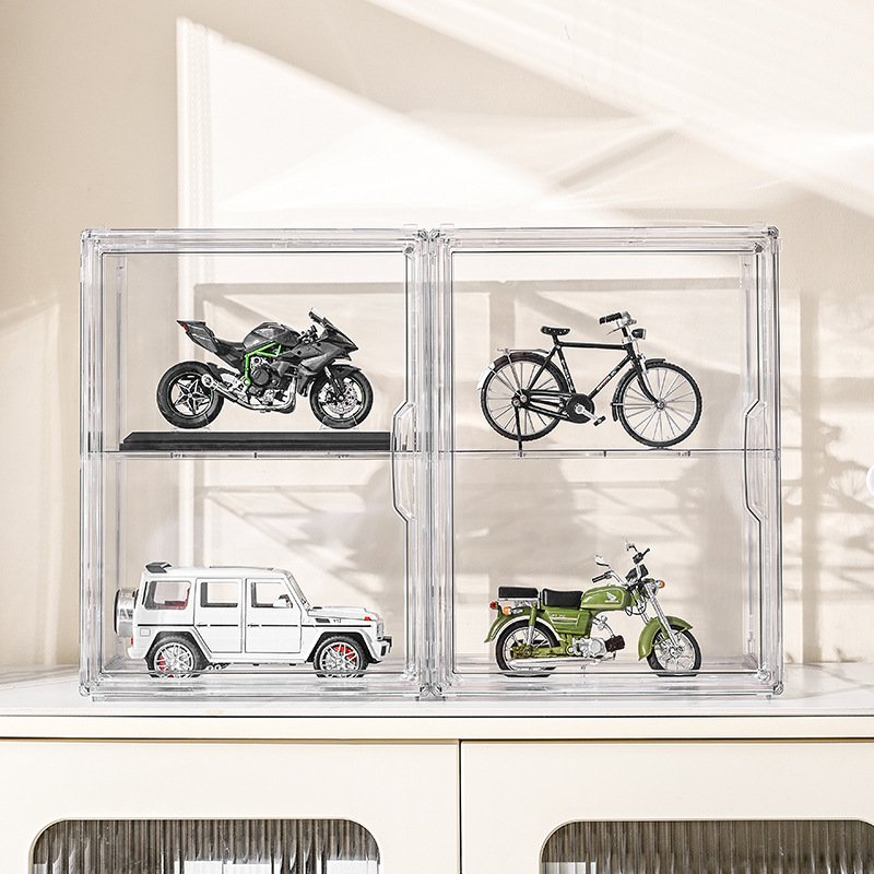 Blind box storage display stand Doll display box Transparent dustproof cabinet storage box