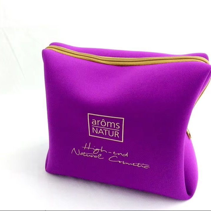 2023 factory direct selling newly designed sublimation printing daily usage neoprene travel make up cosmetic organizer bag