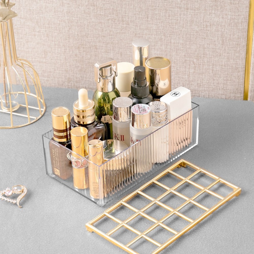 Lipstick Organizer Bathroom Countertop Organizer Cosmetics Storage Box Luxury Makeup Organizer